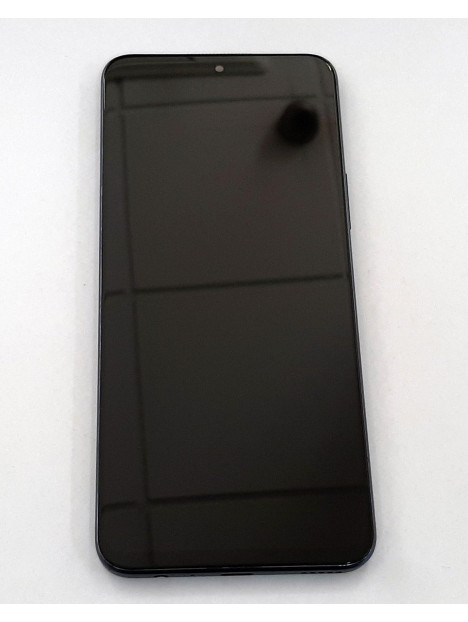 Pantalla lcd para Huawei Honor X8 Tiffany-L316 mas tactil negro mas marco azul compatible