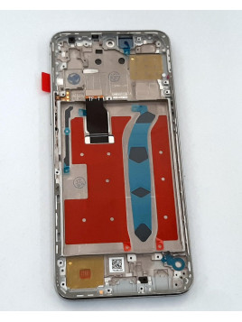 Pantalla lcd para Huawei Honor X8 Tiffany-L316 mas tactil negro mas marco plata compatible