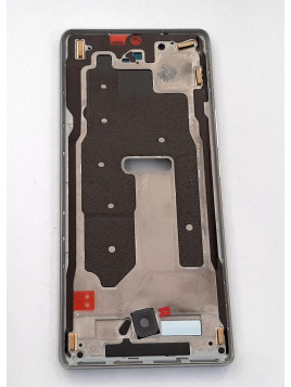 Carcasa central o marco plata para Huawei Honor 70 FNE-AN00 calidad premium