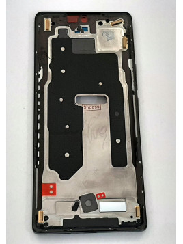 Carcasa central o marco negro para Huawei Honor 70 FNE-AN00 calidad premium