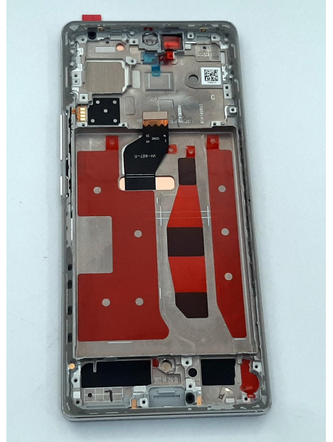 Pantalla lcd para Huawei Honor 70 FNE-AN00 mas tactil negro mas marco plata calidad premium