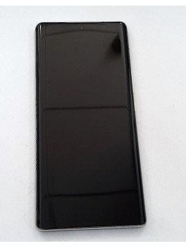 Pantalla lcd para Huawei Honor 70 FNE-AN00 mas tactil negro mas marco plata calidad premium
