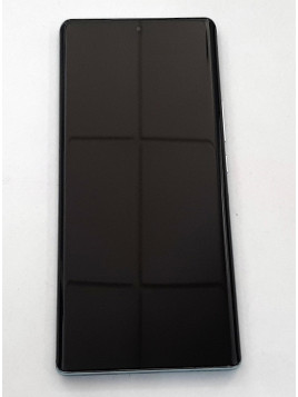 Pantalla lcd para Huawei Honor 70 FNE-AN00 mas tactil negro mas marco verde claro calidad premium