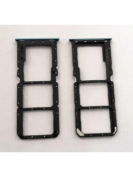 Soporte o bandeja dual sim azul para Realme C21Y RMX3261 RMX3263 calidad premium