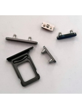 Set botones mas soporte sim purpura para IPhone 14 Pro 14 Pro Max calidad premium