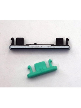 Set 2 botones azules para HTC Google Pixel 2 calidad premium