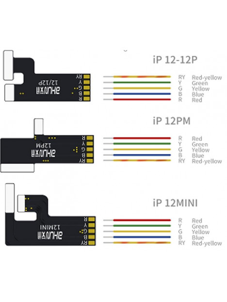 Flex Alimentación para placa de iPhone 12, 12 Pro, 12 Pro Max y 12 Mini para fuente alimentación AX-P2408