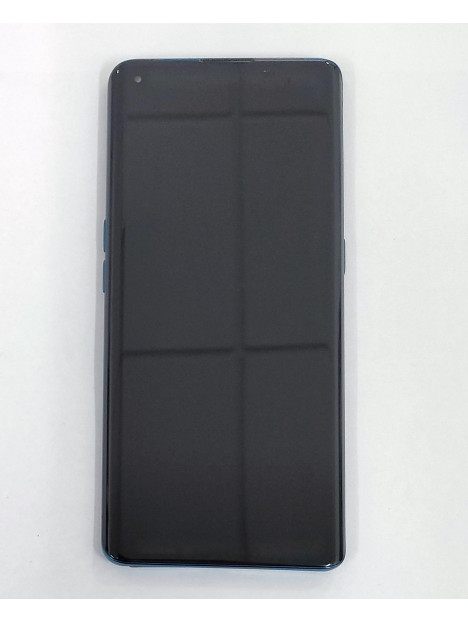 Pantalla lcd para Oppo Find X2 Pro mas tactil negro mas marco azul calidad premium