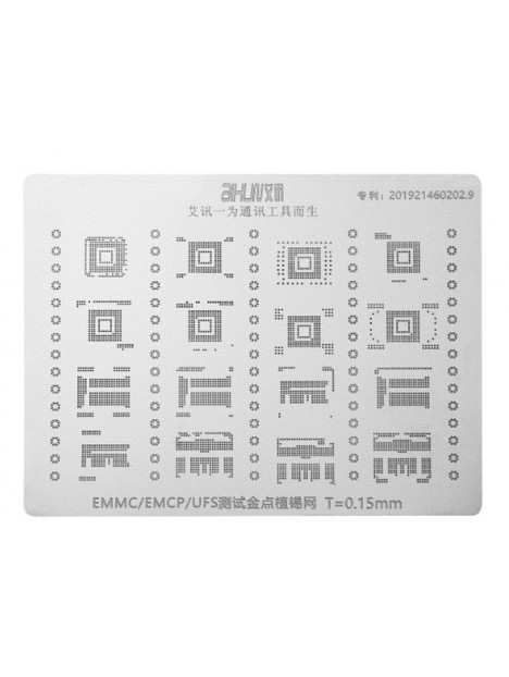 Aixun plantilla especial para chip Series EMMC, EMCP y UFS