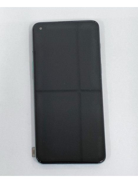 Pantalla lcd para Oneplus Nord 2T 5G CPH2399 mas tactil negro mas marco verde calidad premium