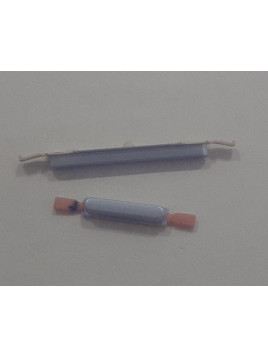 Set 2 botones blancos para Nokia G10 G20 calidad premium