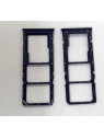 Soporte o bandeja dual sim azul para TCL 30E TCL 30 SE TCL 305 TCL 306 calidad premium