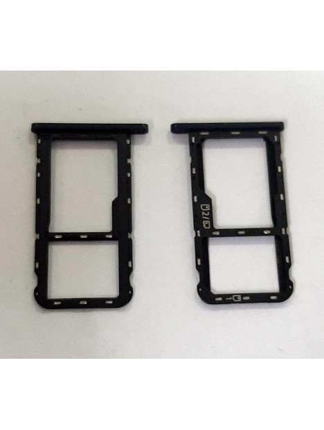 Soporte o bandeja sim negra para ZTE Blade A72 calidad premium