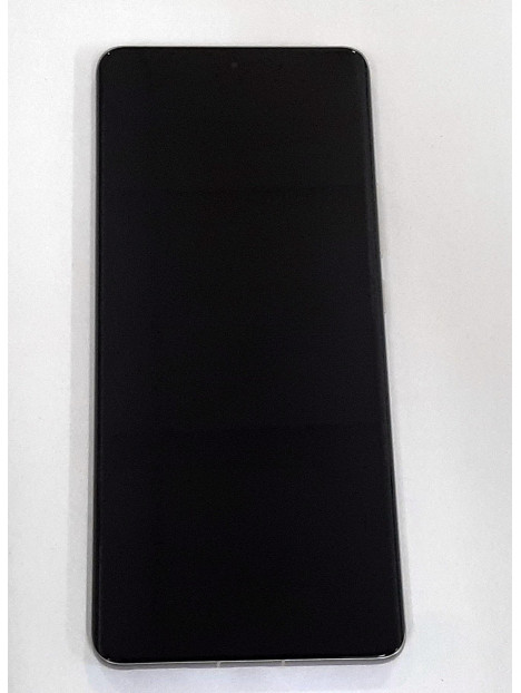 Pantalla lcd para Xiaomi MI 12 Pro 5G 56000500L200 mas tactil negro mas marco dorado Service Pack
