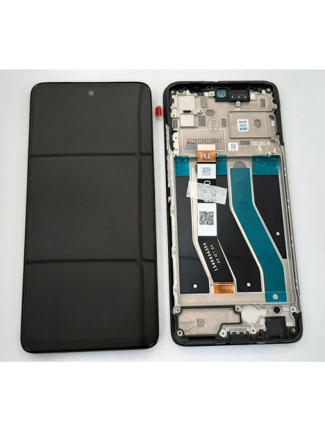Pantalla lcd para Motorola Moto G62 5D68C20934 mas tactil negro mas marco negro Service Pack