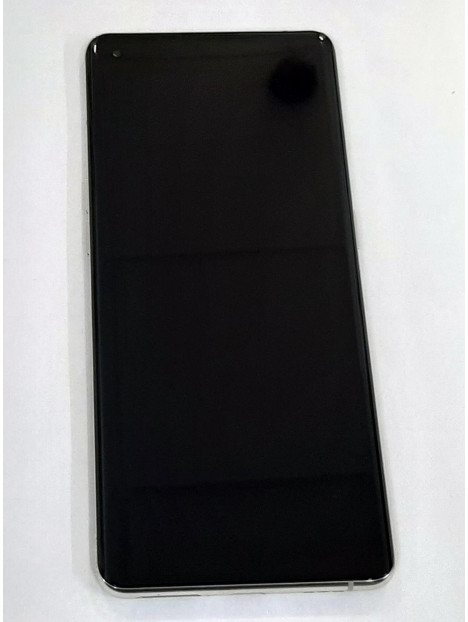 Pantalla lcd para Oppo Find X5 CPH2307 mas tactil negro mas marco plata calidad premium