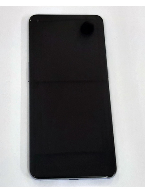 Pantalla lcd para oneplus 9 mas tactil negro mas marco azul calidad premium Versión Internacional