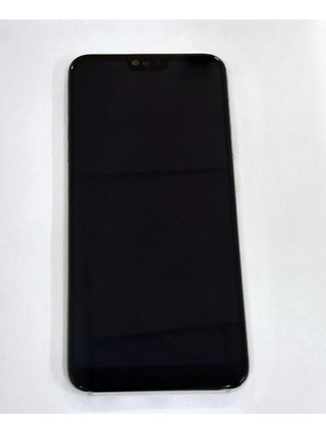 Pantalla lcd para Huawei Honor 10 COL-L29 mas tactil negro mas marco plata compatible