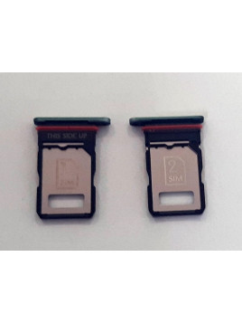 Soporte o bandeja dual sim verde para Motorola Moto Edge 30 Neo calidad premium