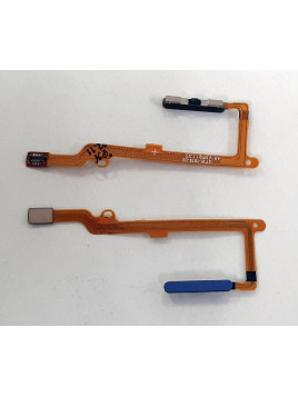 Flex boton home azul para Huawei Honor X8 calidad premium