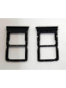 Soporte o bandeja dual sim negra para Huawei Honor X8 calidad premium