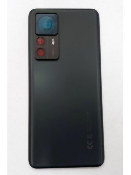 Tapa trasera o tapa bateria negra para Xiaomi MI 12T MI 12T Pro mas cubierta camara