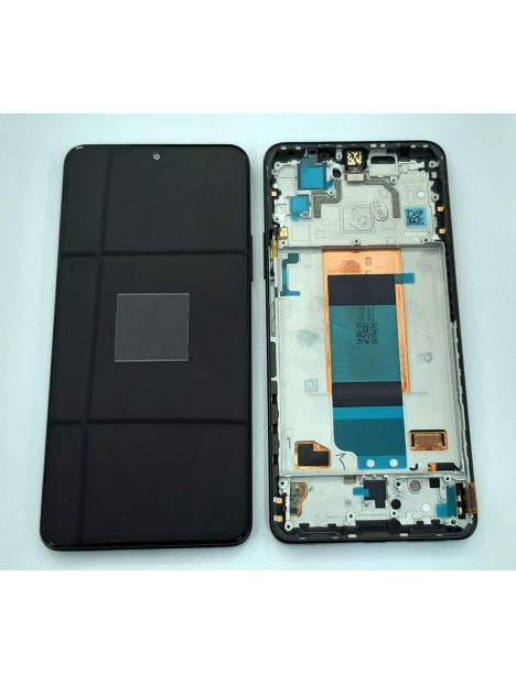 Pantalla lcd para Xiaomi Poco F4 5G 56000HL11R00 mas tactil negro mas marco negro Service Pack