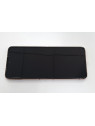Pantalla lcd para Samsung Galaxy Z Flip 4 SM-F721 GH82-29440C mas tactil negro mas marco rosa Service Pack