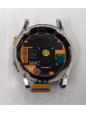 Pantalla lcd para Samsung Watch 4 Classic 42mm R880 R885 mas tactil negro mas marco plata calidad premium