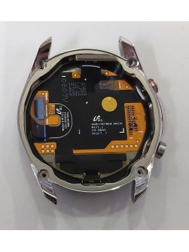 Pantalla lcd para Samsung Galaxy Watch 3 45mm R840 R845 mas tactil negro mas marco plata calidad premium