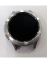 Pantalla lcd para Samsung Watch 4 Classic 46mm R890 R895 mas tactil negro mas marco plata calidad premium