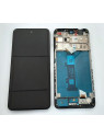 Pantalla lcd para Motorola Moto E22s 5D68C21370 mas tactil negro mas marco negro Service Pack