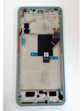 Pantalla lcd para Xiaomi MI 12 Lite 56000500L900 mas tactil negro mas marco verde Service Pack