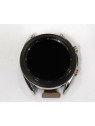 Pantalla lcd para Samsung Galaxy Watch 3 41mm R850 R855 mas tactil negro mas marco plata calidad premium