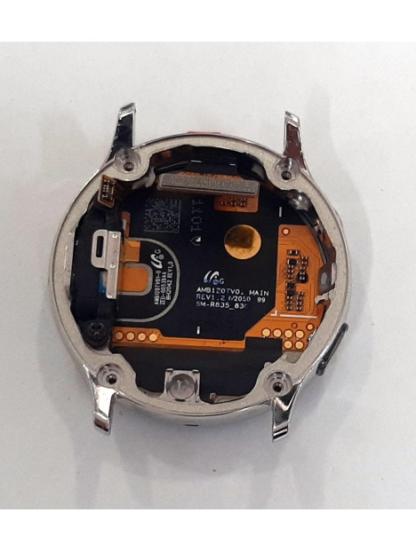 Pantalla lcd para Samsung Watch Active 2 R830 R835 mas tactil negro mas marco plata calidad premium