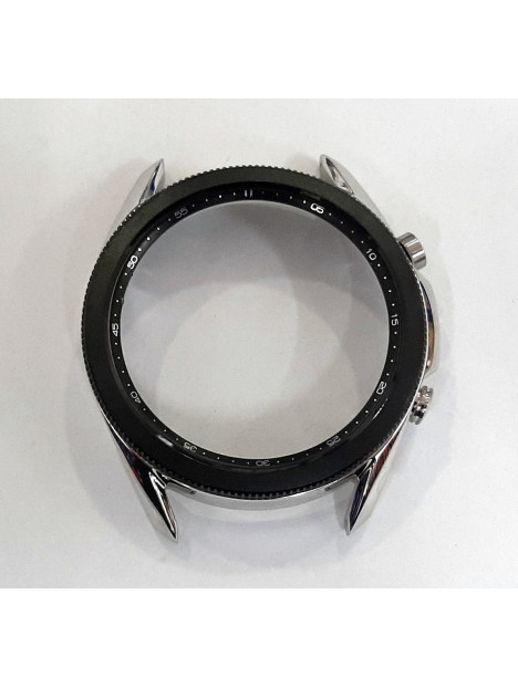 Carcasa central o marco plata para Samsung Galaxy Watch 3 45mm R840 R845 calidad premium