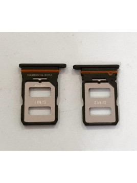 Soporte o bandeja dual sim negro para Xiaomi Mi 12T Mi 12T Pro calidad premium