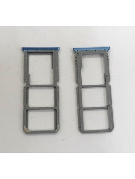 Soporte o bandeja dual sim azul para Oppo A54S CPH2273 calidad premium