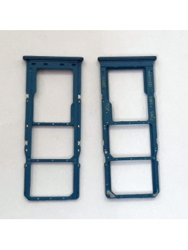 Soporte o bandeja dual sim azul para Samsung Galaxy A12 Nacho 2021 SM-A127F/DS calidad premium