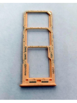 Soporte o bandeja dual sim rosa para Samsung Galaxy A23 5G SM-A236 calidad premium