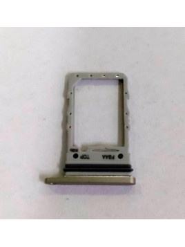 Soporte o bandeja single sim blanca para Samsung Galaxy Z Flip 3 5G F711 calidad premium