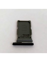 Soporte o bandeja single sim negra para Samsung Galaxy S21 FE G990B calidad premium