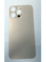 Tapa trasera o tapa bateria dorada para IPhone 14 Pro Max facil instalacion