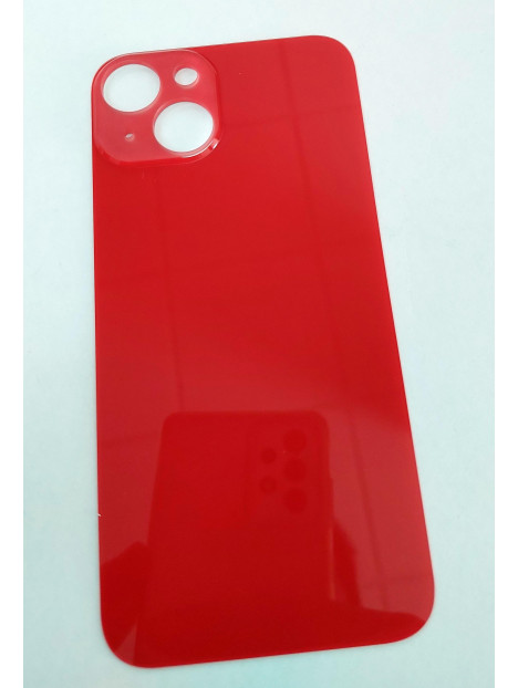 Tapa trasera o tapa bateria roja para IPhone 14 Plus facil instalacion