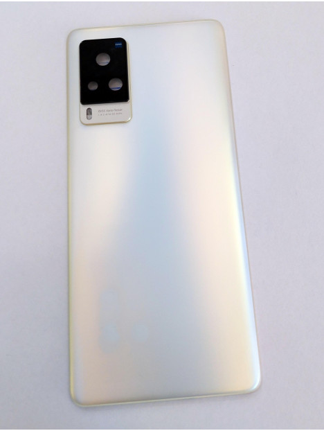Tapa trasera o tapa bateria dorada para Vivo X60 Pro V2046 mas cubierta camara