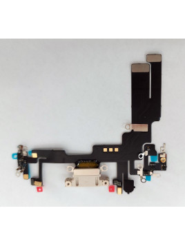 Flex puerto carga blanco para IPhone 14 A2882 A2649 A2881 A2884 compatible