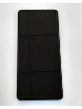Pantalla lcd para Xiaomi MI 12 Pro 5G mas tactil negro mas marco azul calidad premium