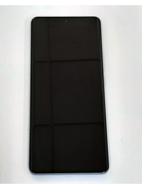 Pantalla lcd para Xiaomi MI 12 Pro 5G mas tactil negro mas marco azul calidad premium