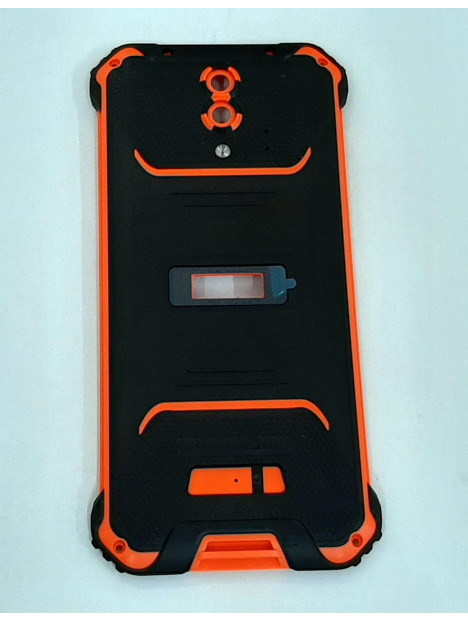 Carcasa trasera o tapa trasera naranja para Blackview BV7200