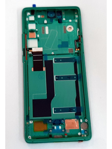 Pantalla lcd para TCL 20 Pro 5G mas tactil negro mas marco verde calidad premium remanufacturado